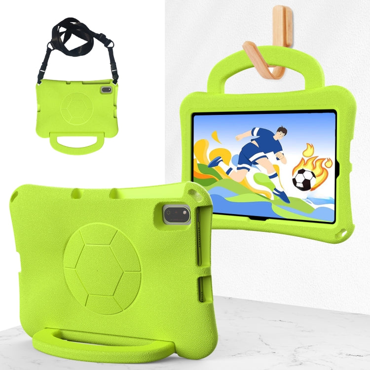 For Honor Pad V6 10.4 2024 Handle Football Shaped EVA Shockproof Tablet Case(Grass Green) - Honor by PMC TechLife | Online Shopping South Africa | PMC TechLife | Buy Now Pay Later Mobicred