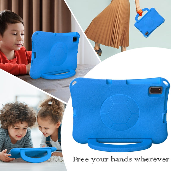 For Honor Pad V6 10.4 2024 Handle Football Shaped EVA Shockproof Tablet Case(Blue)