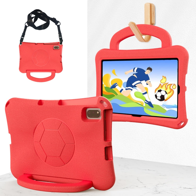 For Honor Pad V6 10.4 2024 Handle Football Shaped EVA Shockproof Tablet Case(Red) - Honor by PMC TechLife | Online Shopping South Africa | PMC TechLife | Buy Now Pay Later Mobicred