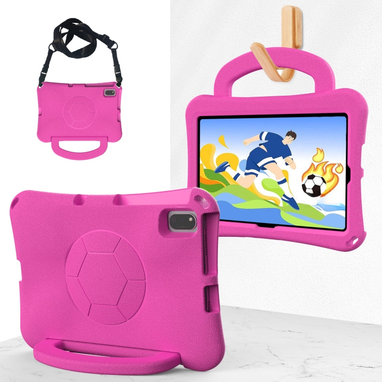 For Honor Pad V6 10.4 2024 Handle Football Shaped EVA Shockproof Tablet Case(Rose Red) - free shipping - PMC TechLife - Order now!