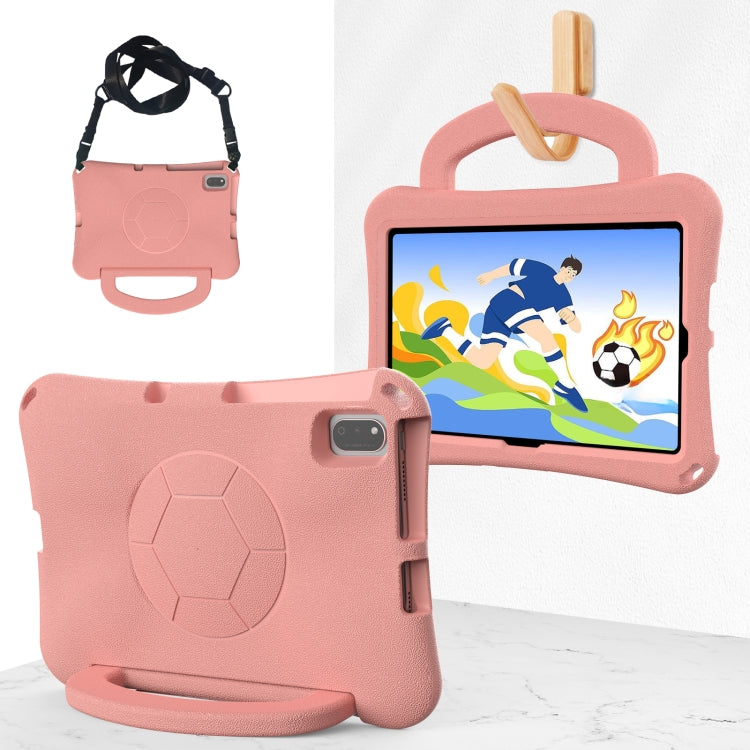 For Honor Pad V6 10.4 2024 Handle Football Shaped EVA Shockproof Tablet Case(Light Pink) - Honor by PMC TechLife | Online Shopping South Africa | PMC TechLife | Buy Now Pay Later Mobicred