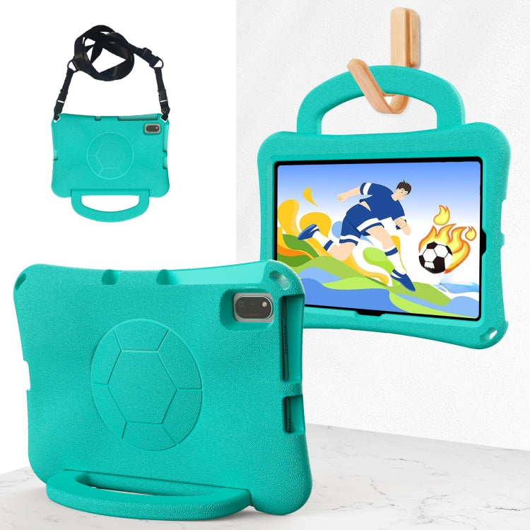 For Honor Pad V6 10.4 2024 Handle Football Shaped EVA Shockproof Tablet Case(Mint  Green) - Honor by PMC TechLife | Online Shopping South Africa | PMC TechLife | Buy Now Pay Later Mobicred
