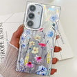 For Samsung Galaxy S25 5G Electroplating Flowers Plants Texture TPU Phone Case(Wildflower FL2) - Galaxy S25 5G Cases by PMC Jewellery | Online Shopping South Africa | PMC Jewellery | Buy Now Pay Later Mobicred