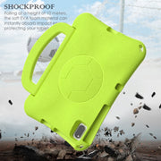 For Huawei MatePad SE 10.4 2022 / 2023 Handle Football Shaped EVA Shockproof Tablet Case(Grass Green)