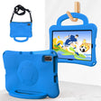 For Huawei MatePad SE 10.4 2022 / 2023 Handle Football Shaped EVA Shockproof Tablet Case(Blue) - Huawei by PMC TechLife | Online Shopping South Africa | PMC TechLife | Buy Now Pay Later Mobicred