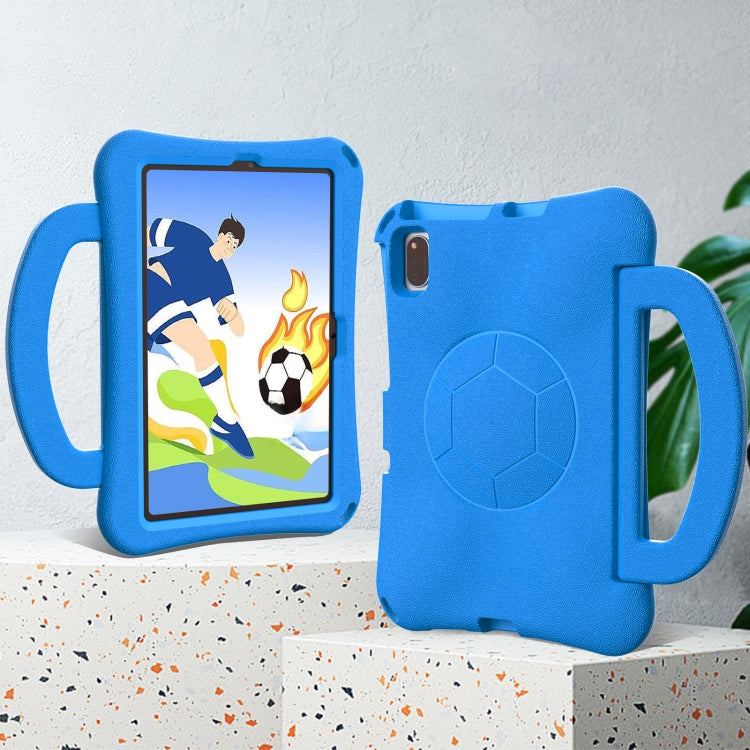 For Huawei MatePad SE 10.4 2022 / 2023 Handle Football Shaped EVA Shockproof Tablet Case(Blue)