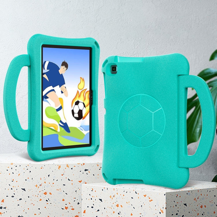 For Huawei MatePad SE 10.1 2022 Handle Football Shaped EVA Shockproof Tablet Case(Mint  Green) - Huawei by PMC TechLife | Online Shopping South Africa | PMC TechLife | Buy Now Pay Later Mobicred