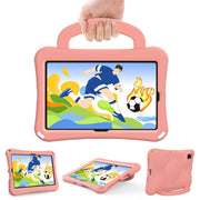 For Huawei MatePad 10.4 2020 / 2022 Handle Football Shaped EVA Shockproof Tablet Case(Light Pink)