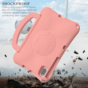 For Huawei MatePad 10.4 2020 / 2022 Handle Football Shaped EVA Shockproof Tablet Case(Light Pink)