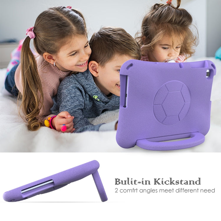 For Huawei Enpoy Tablet2 Handle Football Shaped EVA Shockproof Tablet Case(Light Purple)