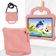For Huawei Enpoy Tablet2 Handle Football Shaped EVA Shockproof Tablet Case(Light Pink) - Huawei by PMC TechLife | Online Shopping South Africa | PMC TechLife | Buy Now Pay Later Mobicred
