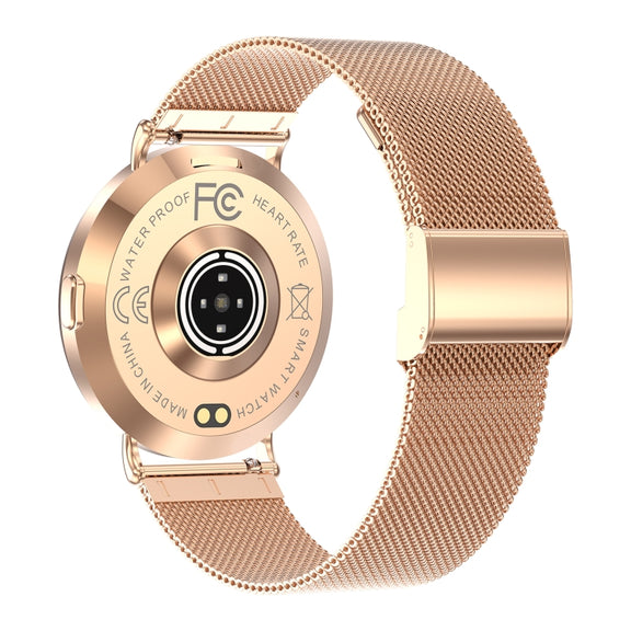 KM88 1.32 inch Color Screen Smart Watch, Support Bluetooth Call / Wellness Tracking(Gold)