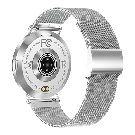 KM88 1.32 inch Color Screen Smart Watch, Support Bluetooth Call / Wellness Tracking(Silver)