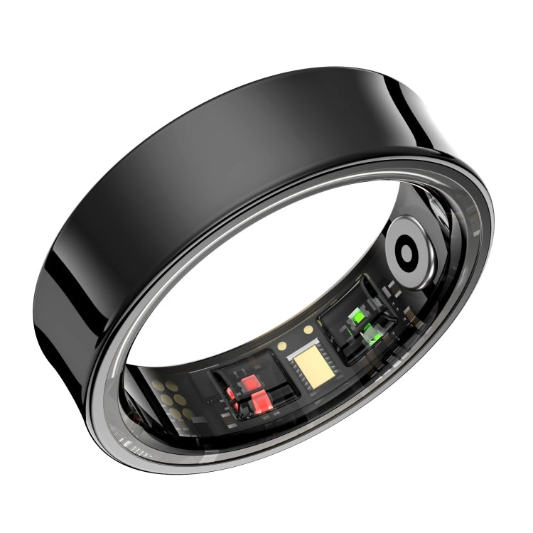R09 SIZE 12 Smart Ring, Support Heart Rate / Blood Oxygen / Sleep Monitoring / Multiple Sports Modes(Black)
