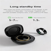 R09 SIZE 12 Smart Ring, Support Heart Rate / Blood Oxygen / Sleep Monitoring / Multiple Sports Modes(Black)