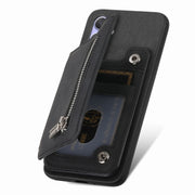 For OnePlus Nord CE4 / Ace 3V Retro MagSafe Zipper Wallet Card Bag Back Phone Case(Black)