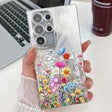 For Samsung Galaxy S25 Ultra 5G Electroplating Flower Texture TPU Phone Case(Flowers SH4) - Galaxy S25 Ultra 5G Cases by PMC Jewellery | Online Shopping South Africa | PMC Jewellery | Buy Now Pay Later Mobicred