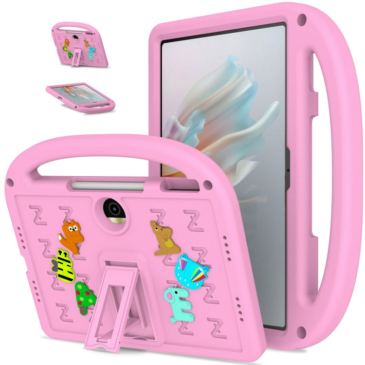 For Honor Pad 9 12.1 Cartoon Sparrow EVA Shockproof Tablet Case(Pink) - Honor by PMC TechLife | Online Shopping South Africa | PMC TechLife | Buy Now Pay Later Mobicred