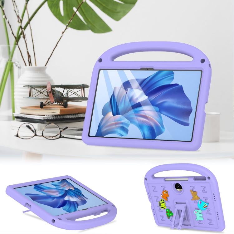 For Honor Pad 9 12.1 Cartoon Sparrow EVA Shockproof Tablet Case(Taro Purple) - Honor by PMC TechLife | Online Shopping South Africa | PMC TechLife | Buy Now Pay Later Mobicred