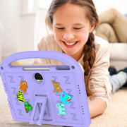 For Honor Pad 9 12.1 Cartoon Sparrow EVA Shockproof Tablet Case(Taro Purple)