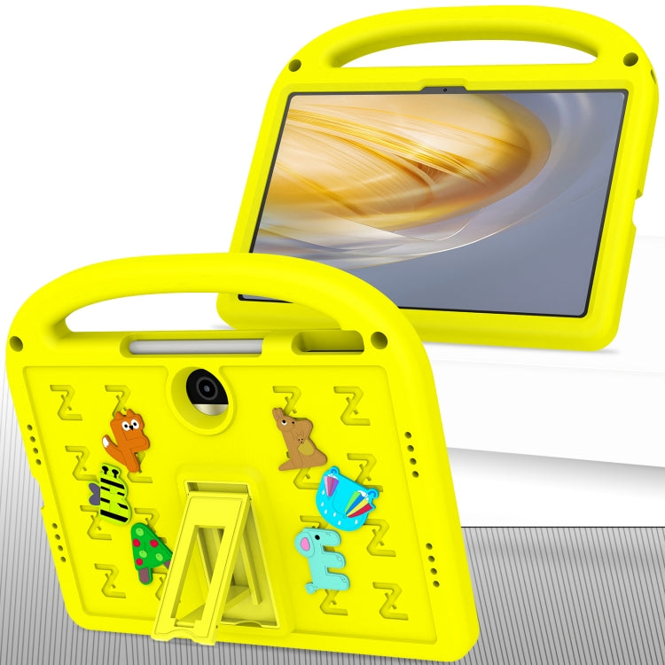 For Honor Pad 9 12.1 Cartoon Sparrow EVA Shockproof Tablet Case(Yellow) - Honor by PMC TechLife | Online Shopping South Africa | PMC TechLife | Buy Now Pay Later Mobicred
