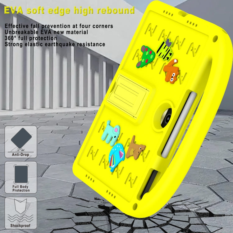 For Honor Pad 9 12.1 Cartoon Sparrow EVA Shockproof Tablet Case(Yellow) - Honor by PMC TechLife | Online Shopping South Africa | PMC TechLife | Buy Now Pay Later Mobicred