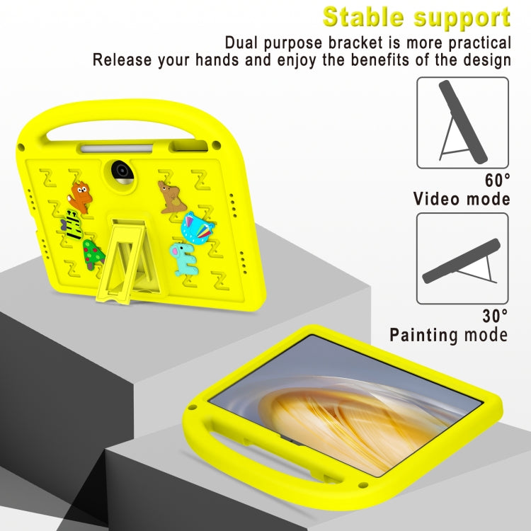 For Honor Pad 9 12.1 Cartoon Sparrow EVA Shockproof Tablet Case(Yellow) - Honor by PMC TechLife | Online Shopping South Africa | PMC TechLife | Buy Now Pay Later Mobicred
