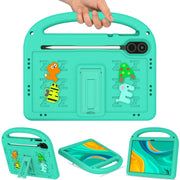 For Honor Pad X8 Pro 11.5 Cartoon Sparrow EVA Shockproof Tablet Case(Glacier Green)