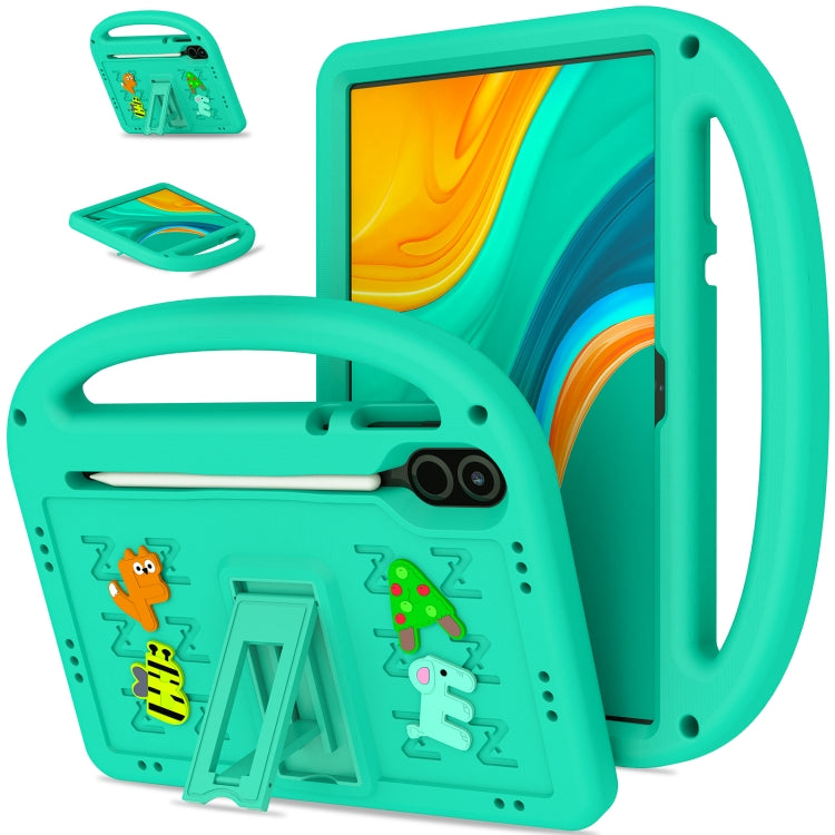 For Honor Pad X8 Pro 11.5 Cartoon Sparrow EVA Shockproof Tablet Case(Glacier Green) - Honor by PMC TechLife | Online Shopping South Africa | PMC TechLife | Buy Now Pay Later Mobicred