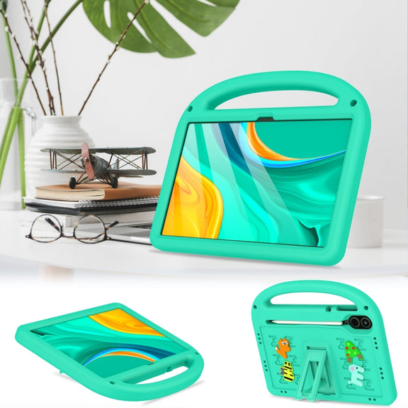 For Honor Pad X8 Pro 11.5 Cartoon Sparrow EVA Shockproof Tablet Case(Glacier Green)