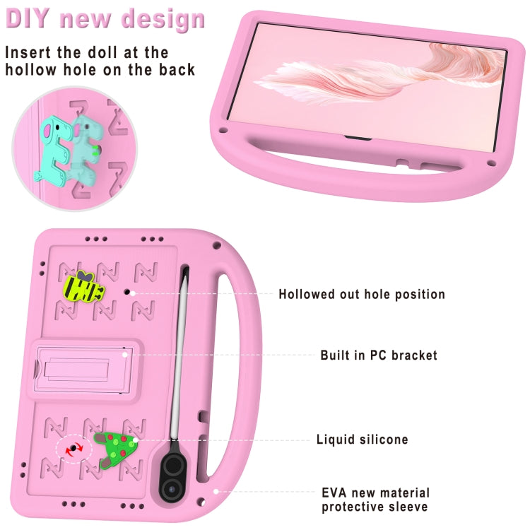 For Honor Pad X8 Pro 11.5 Cartoon Sparrow EVA Shockproof Tablet Case(Pink)