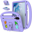For Honor Pad X8 Pro 11.5 Cartoon Sparrow EVA Shockproof Tablet Case(Taro Purple) - Honor by PMC TechLife | Online Shopping South Africa | PMC TechLife | Buy Now Pay Later Mobicred