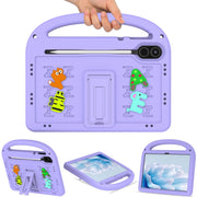 For Honor Pad X8 Pro 11.5 Cartoon Sparrow EVA Shockproof Tablet Case(Taro Purple)