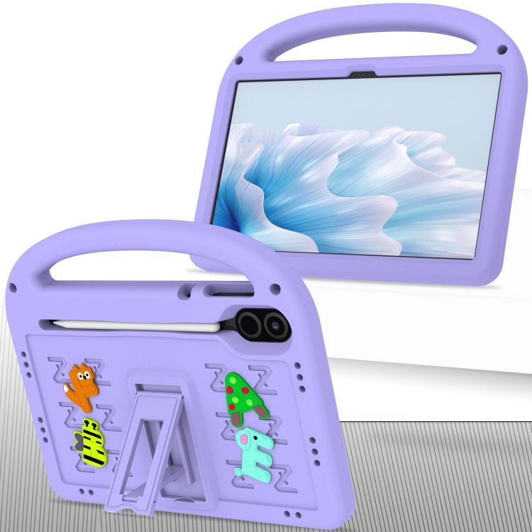 For Honor Pad X8 Pro 11.5 Cartoon Sparrow EVA Shockproof Tablet Case(Taro Purple)