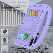 For Honor Pad X8 Pro 11.5 Cartoon Sparrow EVA Shockproof Tablet Case(Taro Purple)