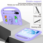 For Honor Pad X8 Pro 11.5 Cartoon Sparrow EVA Shockproof Tablet Case(Taro Purple)