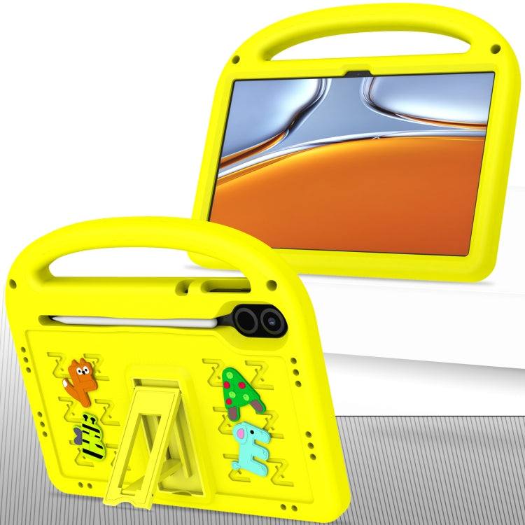 For Honor Pad X8 Pro 11.5 Cartoon Sparrow EVA Shockproof Tablet Case(Yellow)