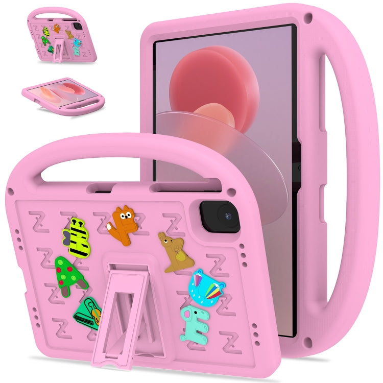For Honor Pad X8a / X9 2024 Cartoon Sparrow EVA Shockproof Tablet Case(Pink) - Honor by PMC TechLife | Online Shopping South Africa | PMC TechLife | Buy Now Pay Later Mobicred
