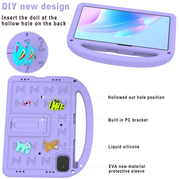 For Honor Pad X8a / X9 2024 Cartoon Sparrow EVA Shockproof Tablet Case(Taro Purple) - free shipping - PMC TechLife - Order now!