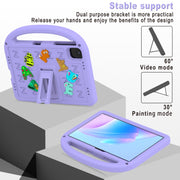 For Honor Pad X8a / X9 2024 Cartoon Sparrow EVA Shockproof Tablet Case(Taro Purple)