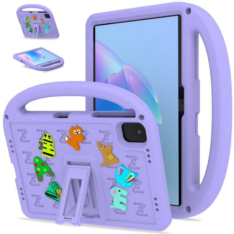 For Honor Pad X8a / X9 2024 Cartoon Sparrow EVA Shockproof Tablet Case(Taro Purple) - free shipping - PMC TechLife - Order now!