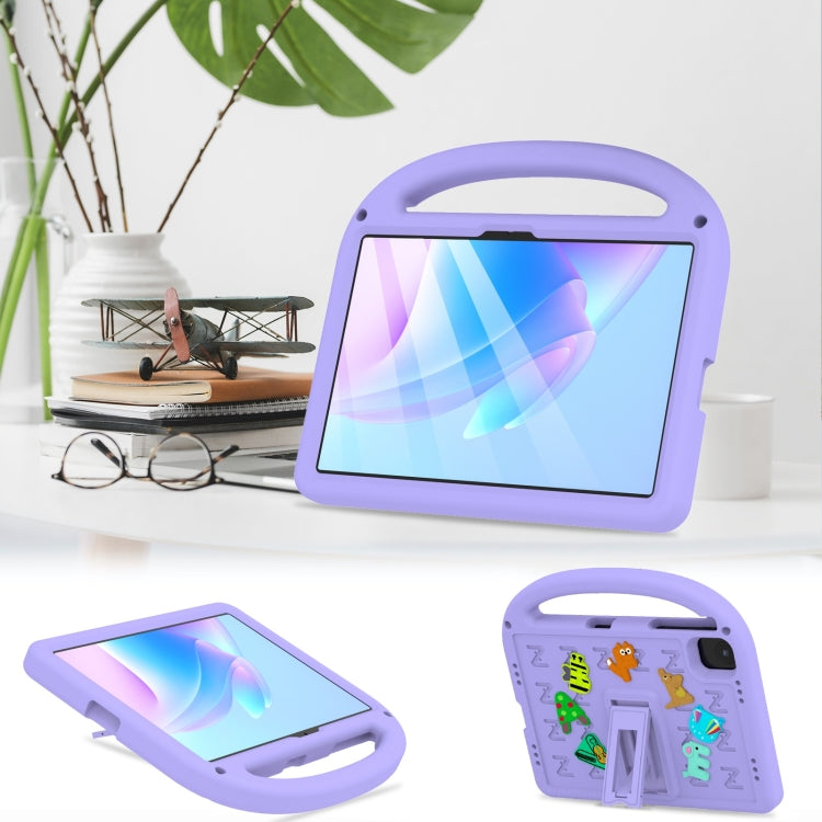 For Honor Pad X8a / X9 2024 Cartoon Sparrow EVA Shockproof Tablet Case(Taro Purple)