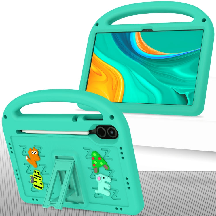 For Honor Pad X9 11.5  Cartoon Sparrow EVA Shockproof Tablet Case(Glacier Green) - Honor by PMC TechLife | Online Shopping South Africa | PMC TechLife | Buy Now Pay Later Mobicred