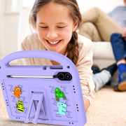 For Honor Pad X9 11.5  Cartoon Sparrow EVA Shockproof Tablet Case(Taro Purple)