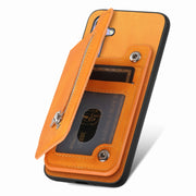 For Honor 90 Pro 5G Retro MagSafe Zipper Wallet Card Bag Back Phone Case(Yellow)