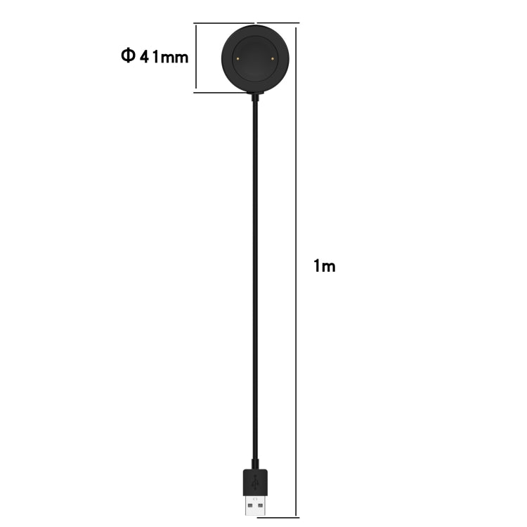 For Honor Watch 5 USB Port Integrated Magnetic Watch Charging Cable(Black)