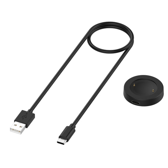 For Honor Watch 5 USB Port Split Magnetic Watch Charging Cable(Black)
