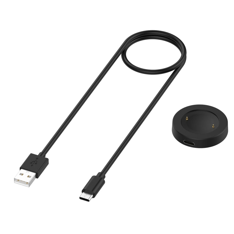 For Honor Watch 5 USB Port Split Magnetic Watch Charging Cable(Black)