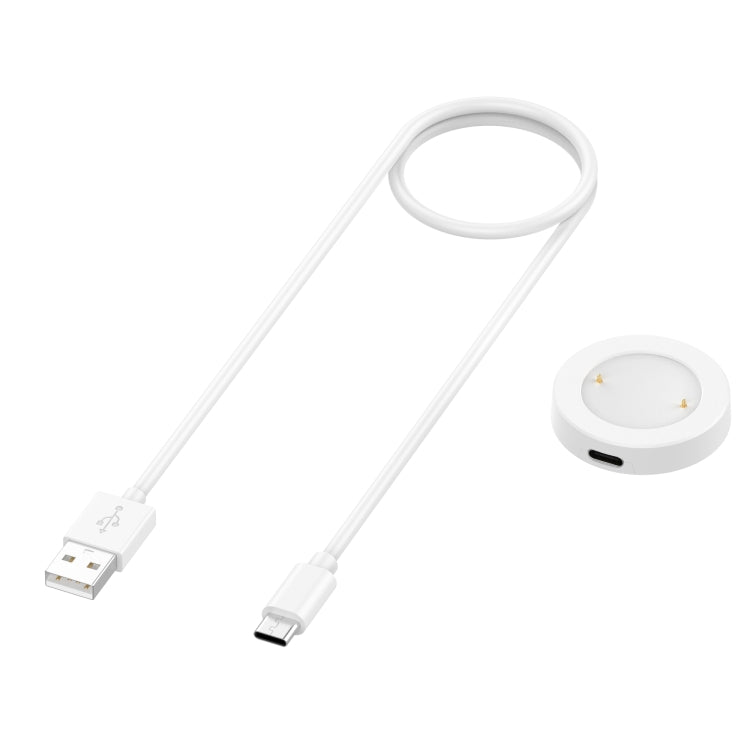 For Honor Watch 5 USB Port Split Magnetic Watch Charging Cable(White) - Charger by PMC TechLife | Online Shopping South Africa | PMC TechLife | Buy Now Pay Later Mobicred