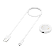 For Honor Watch 5 USB Port Split Magnetic Watch Charging Cable(White)